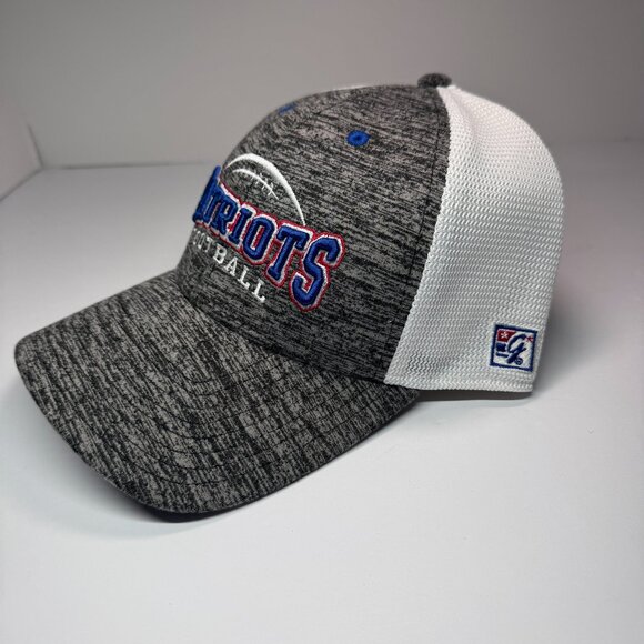 NWT Patriots Hat Fitted Size L/XL White Mesh by The Game, New England Cap - Picture 5 of 11